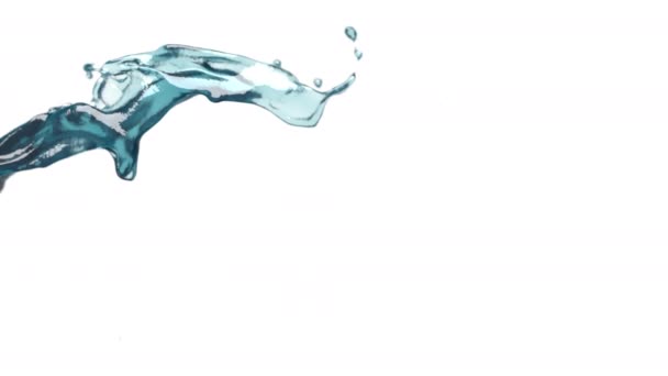 Water splash animation — Stock Video