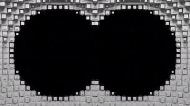 İki dairesel ses deliği