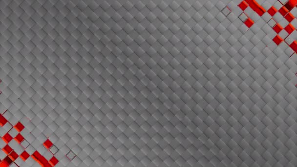 Nanotech abstrakte Türen, diagonaler Übergang — Stockvideo