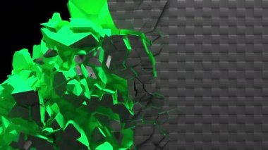 3D canlandırmalı yüzey tahribatı