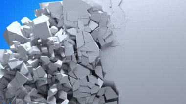 3D canlandırmalı yüzey tahribatı