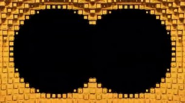 İki dairesel ses deliği