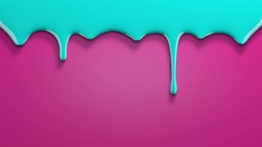 Pembeye mavi boya damlıyor.