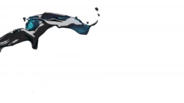 Mürekkep sıçrama canlandırması