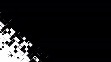 Kare mozaik hücreli soyut geçiş maskesi