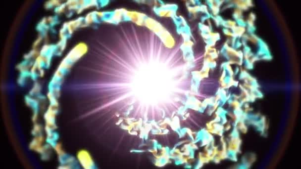 Modèle abstrait animé 