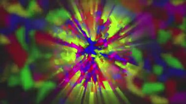 Soyut rengarenk animasyon