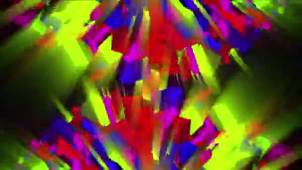 Animación abstracta abigarrada — Vídeos de Stock