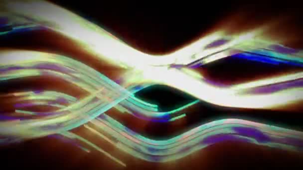 Lignes abstraites en mouvement, boucle transparente 