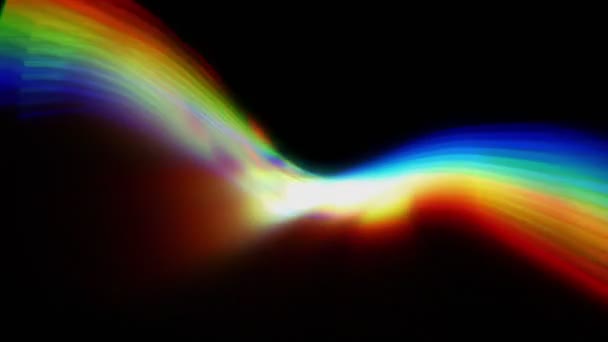 Lignes abstraites en mouvement, boucle transparente 