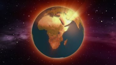 Dünya'nın güzel parlaklık