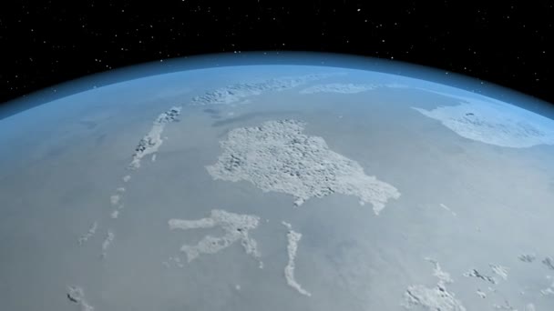 Snowball Earth tání — Stock video