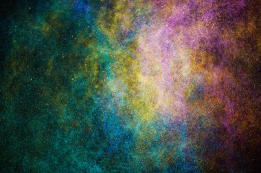 Renkli yıldız tozu