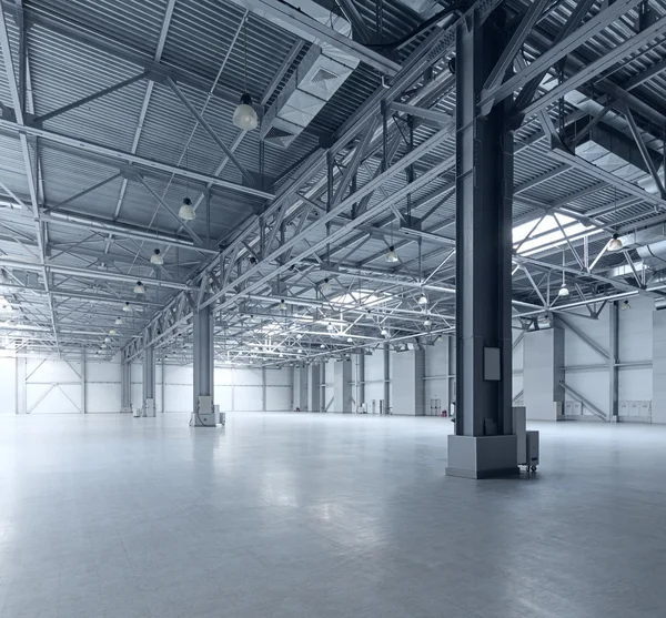 Modern empty storehouse — Stock Photo, Image