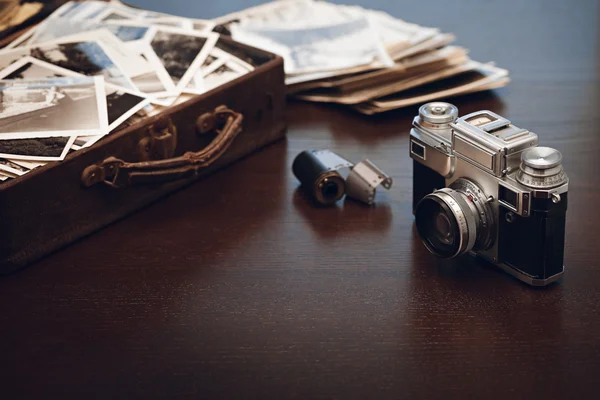 Staré fotografie a fotografie zařízení — Stock fotografie