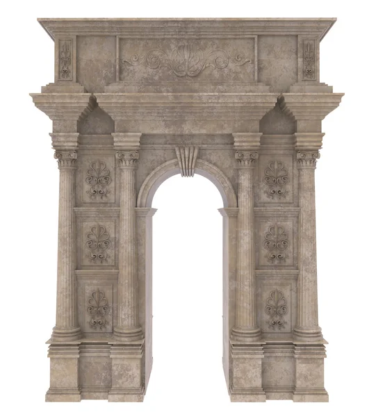 Arco classico in pietra con colonne — Foto Stock