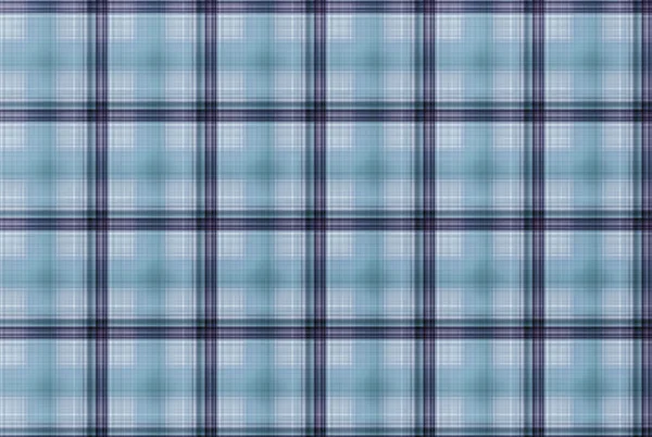 Modèle bleu tartan - Table de vêtements à carreaux — Photo