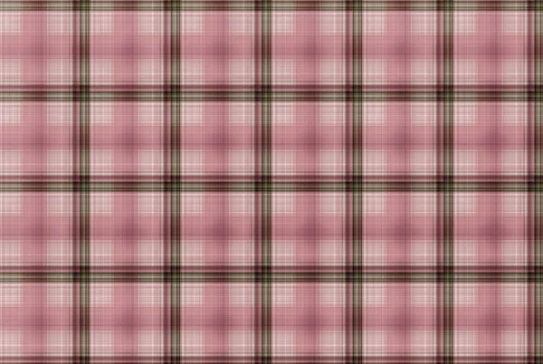 Modèle rose tartan - Table de vêtements à carreaux — Photo