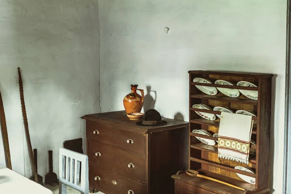 Sibiu Romania June 2020 Traditional Romanian Folk House Interior Rural — Stock Photo, Image