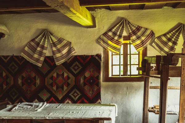 Sibiu Romania June 2020 Traditional Romanian Folk House Interior Rural — Stock Photo, Image