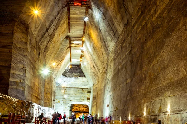 Sibiu Romania August 2020 Interior View Slanic Salt Mine Romania — 图库照片