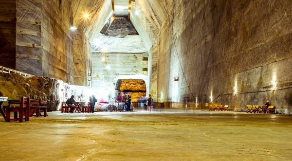 Sibiu Romania August 2020 Interior View Slanic Salt Mine Romania — Stock Photo, Image