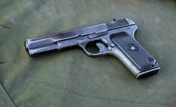 Sibiu Rumänien December 2019 Gammal Pistol Gammal Trasa — Stockfoto