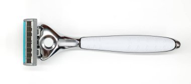 Beyaz arkaplanda güvenlik jileti izole edildi