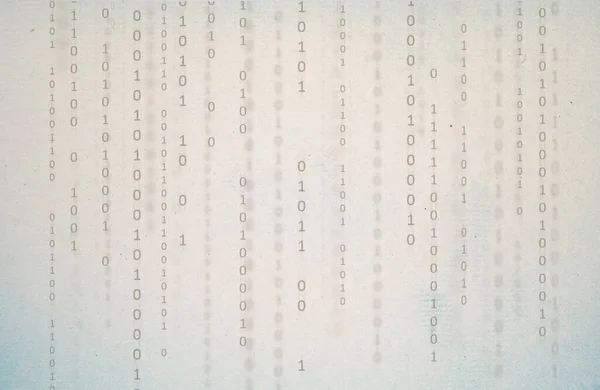 Arkusz Papieru Powierzchni Teksturowanej Kodu Binarnego — Zdjęcie stockowe