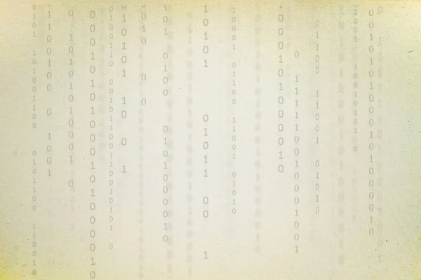 Sheet Paper Binary Code Textured Surface — Stock Photo, Image