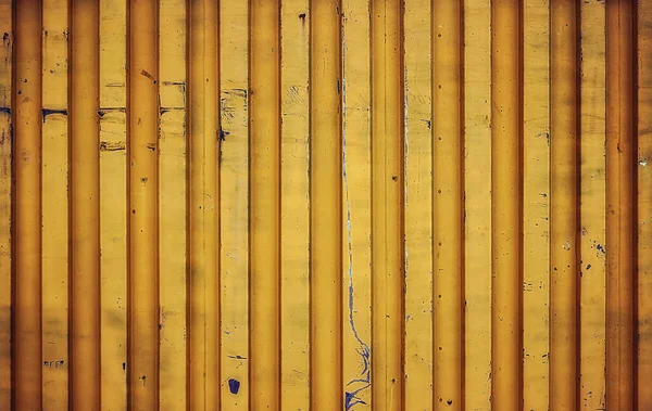 Giallo Spedizione Contenitore Sfondo Texture — Foto Stock