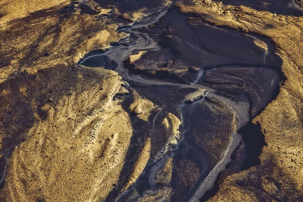 Kaolin Madeninde Soyut Renk Kum Dokusu — Stok fotoğraf