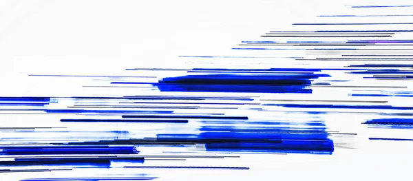 Beyaz Arkaplanda Mavi Işık Izleri — Stok fotoğraf