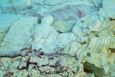 yeşil doğal kaya dokusu, yakın görüş