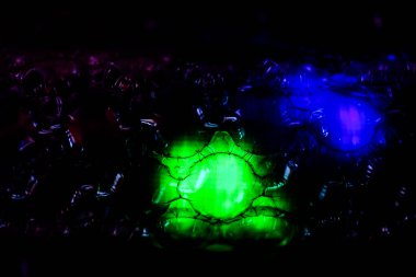 soyut arkaplan bir Shee aracılığıyla renkli bir resimle oluşturuldu