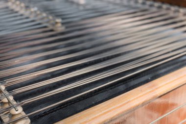 cimbalom müzik aleti yakın görünüm