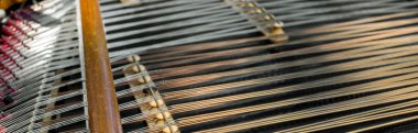 cimbalom müzik aleti yakın görünüm