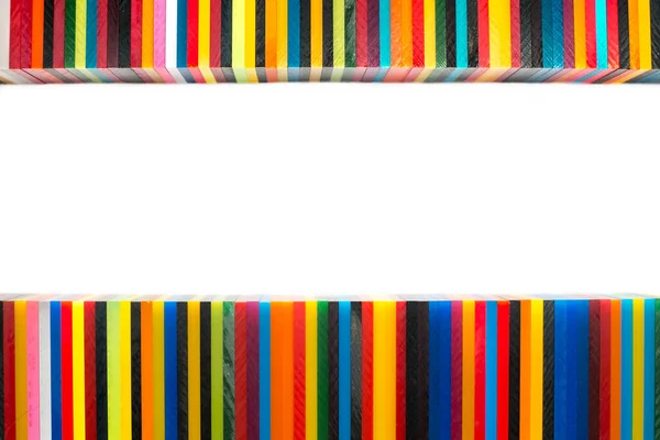 Boden Des Bildrahmens Aus Farbigem Kunststoff Acryl Form Plexiglas Auf — Stockfoto