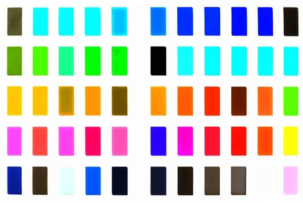 Barevné Vzorky Palety Černém Pozadí — Stock fotografie