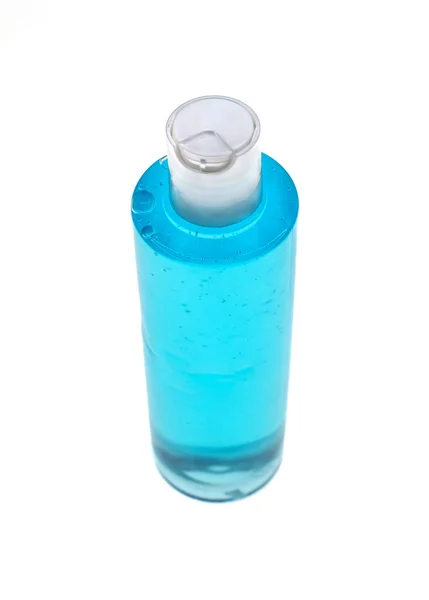 Fles Van Antiseptische Handgel Geïsoleerd Witte Achtergrond — Stockfoto