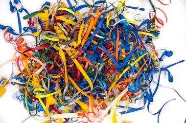 Plastik renkli flamalar, yakın görüş