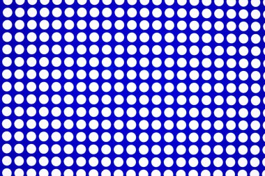 Mavi arkaplanda beyaz noktalar