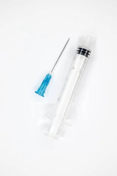 Syringe Needle White — Stock Photo, Image