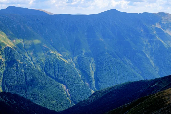 Sonniger Tag Den Rumänischen Bergen Fagaras Sibiu County — Stockfoto