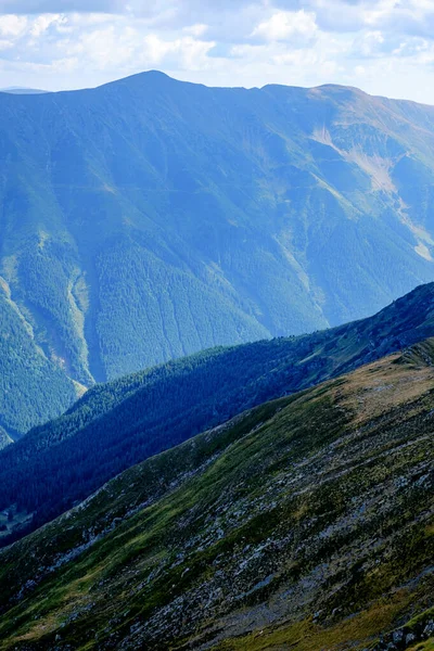 Journée Ensoleillée Dans Les Montagnes Roumaines Fagaras Sibiu Comté — Photo