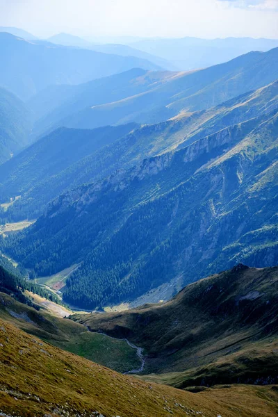 Romanya Dağlarında Güneşli Bir Gün Fagaras Sibiu Ilçesi — Stok fotoğraf