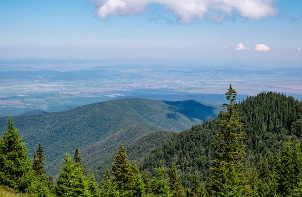 Beautiful View Fagaras Romanian Mountains Suru Peak — Stock Photo, Image