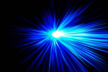 Soyut şehir sokak ışık patlama efekti