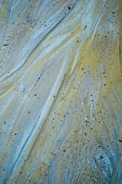 Abstraktní Barevná Písková Textura Dole Kaolin — Stock fotografie