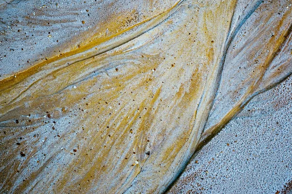 Abstraktní Barevná Písková Textura Dole Kaolin — Stock fotografie